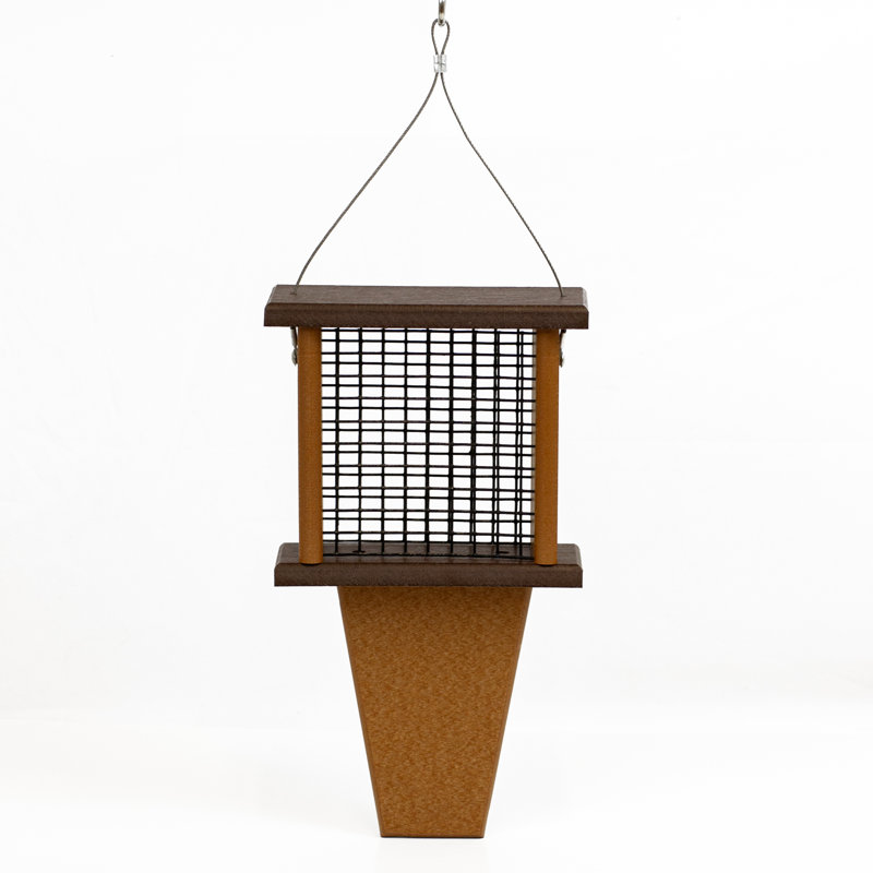 Mangeoire d'oiseaux à trémie suspendue