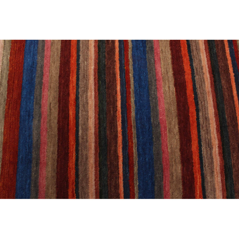 Tapis multicolore Indo Gabbeh 2 pi 8 po x 7 pi 2 po