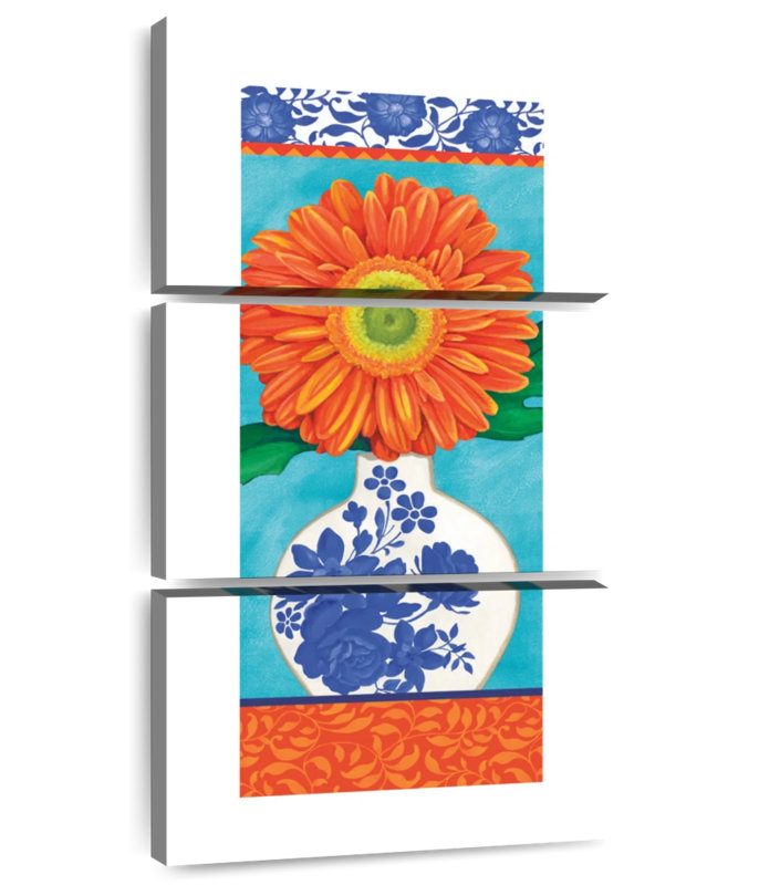 Blooming Orange Daisy