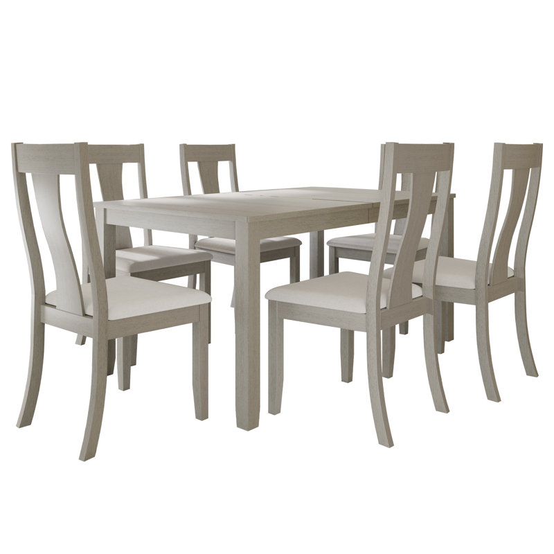 Ensemble repas 6 personnes Ocossio, Blanc