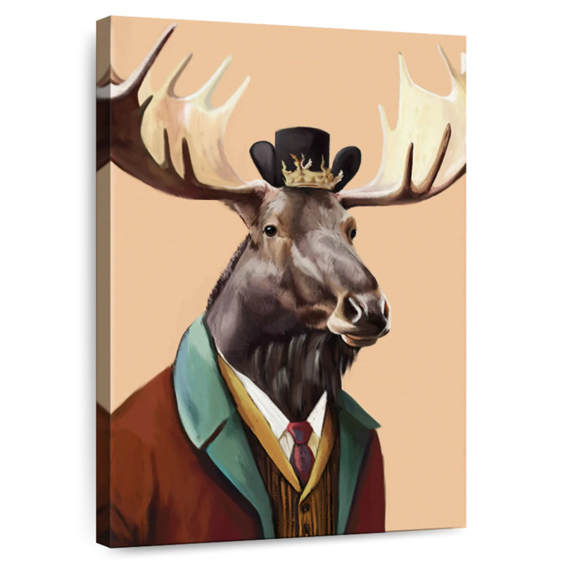 Ketti Fancy Moose, 45" H x 30" W