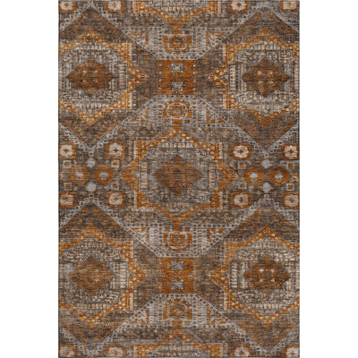 Premium Machine Washable Mayfield AMF1928 Global Rug