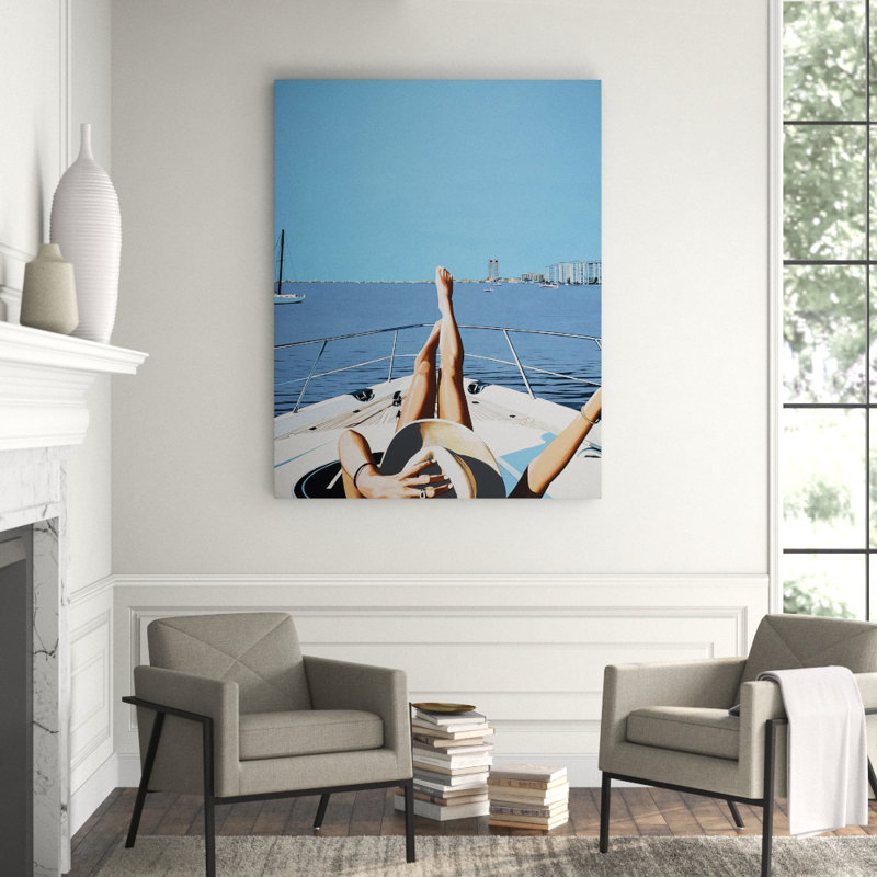 Jo's Boat by Jeff Schaub - Painting Print on Canvas