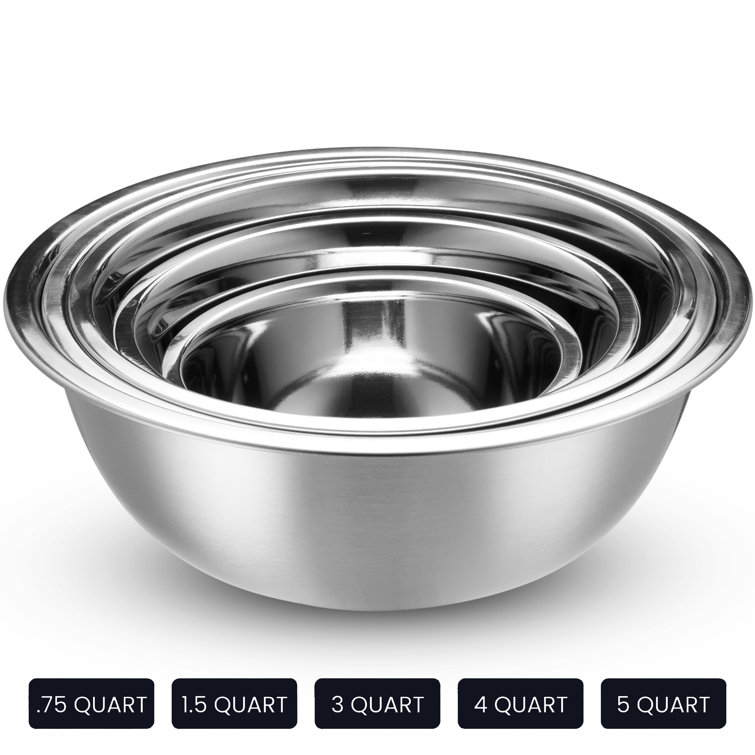 Real Living Stainless Steel 9-Quart Mixing Bowl