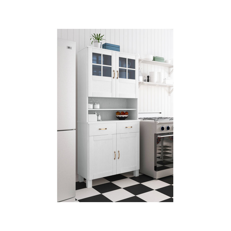 Martindale 85cm Solid Wood Sideboard, White