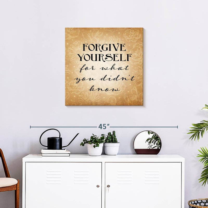 Forgive Yourself, 24" H x 24" W