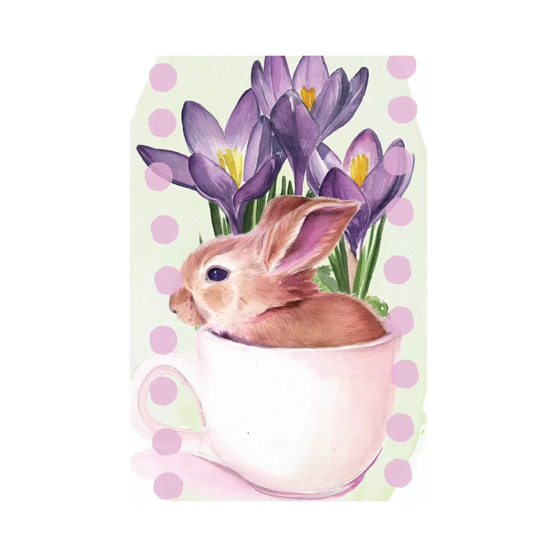 Bunny Crossing Collection B by Jennifer Paxton Parker - Wrapped Canvas Gallery-Wrapped Canvas Giclée, 101.6 cm H x 66.04 cm W