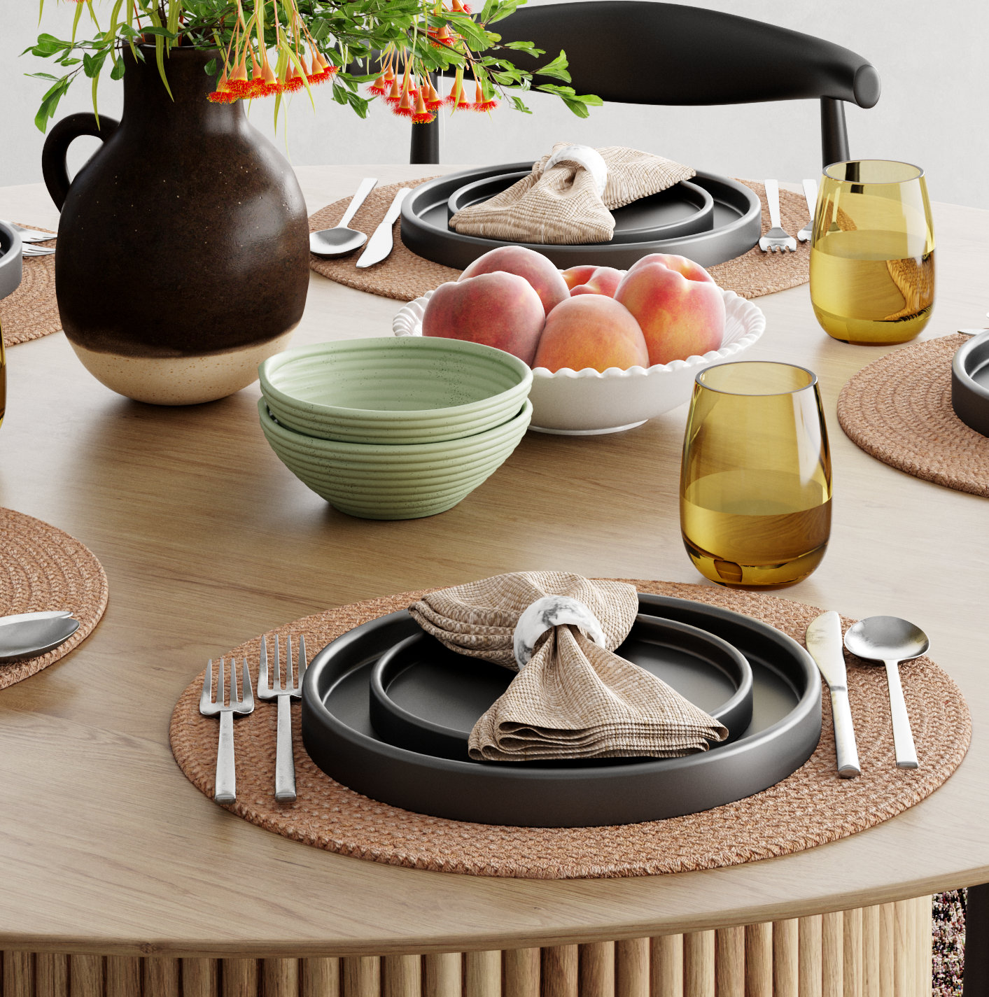 Khaja Jute/Rattan 15" Placemat