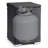 Patio Black Wicker Side Table With Propane Tank-1590897687