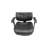 Interion Office Chair With High Back & Adjustable Arms, Leather, Black