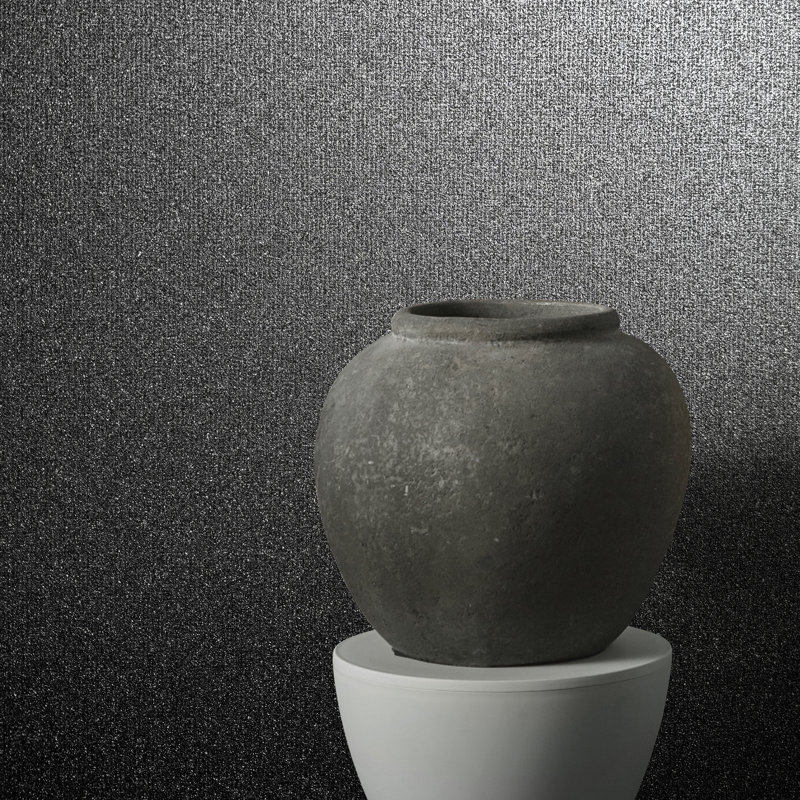 Eclectic 33cm x 70cm Wallpaper Roll, Black