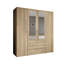 Vesala 4 Door Manufactured Wood Wardrobe-269573922