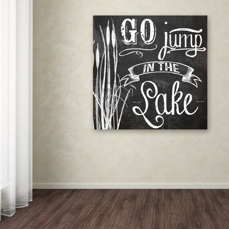 Jadaya «Lake House V» par Color Bakery, impression sur toile tendue, H 14 po x l 14 po x P 2 po