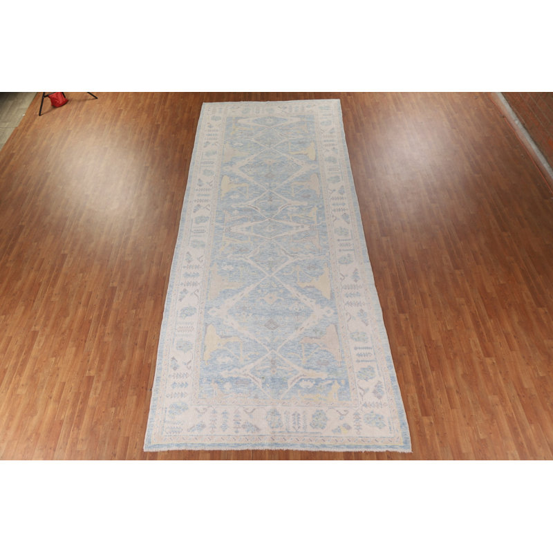 Tapis beige / bleu unique 6 pi 10 po x 16 pi 10 po Fabio