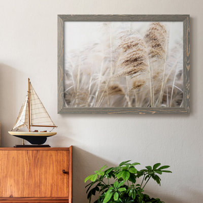 Soft Pampas Breeze - reproduction d'art sur toile encadrée