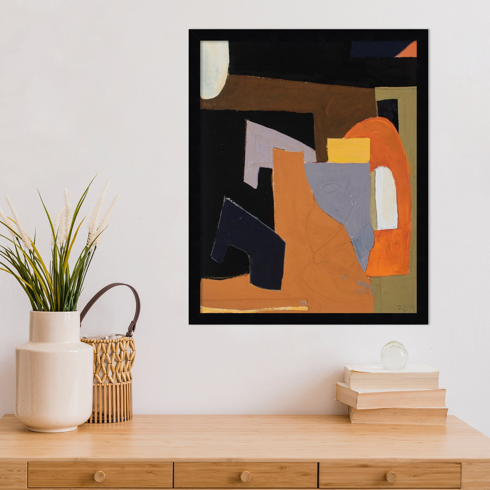 Solano "The Olive Press Room" Print, Black, 21" H x 17" W