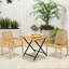  Table de patio pliante 28 po avec table de bistro portative à lattes