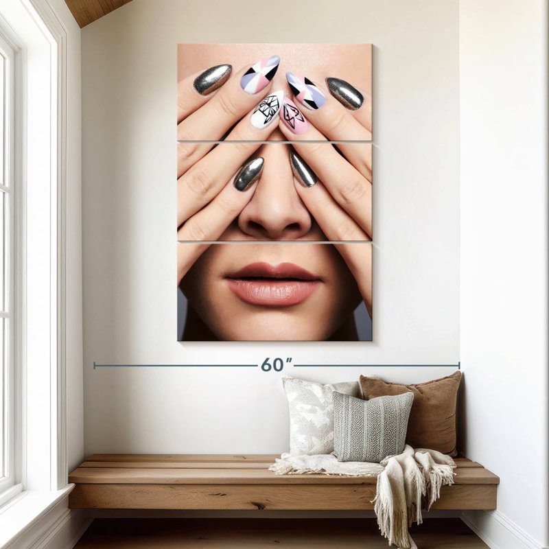 Shuttleworth Trendy Nails, 50" H x 32" W