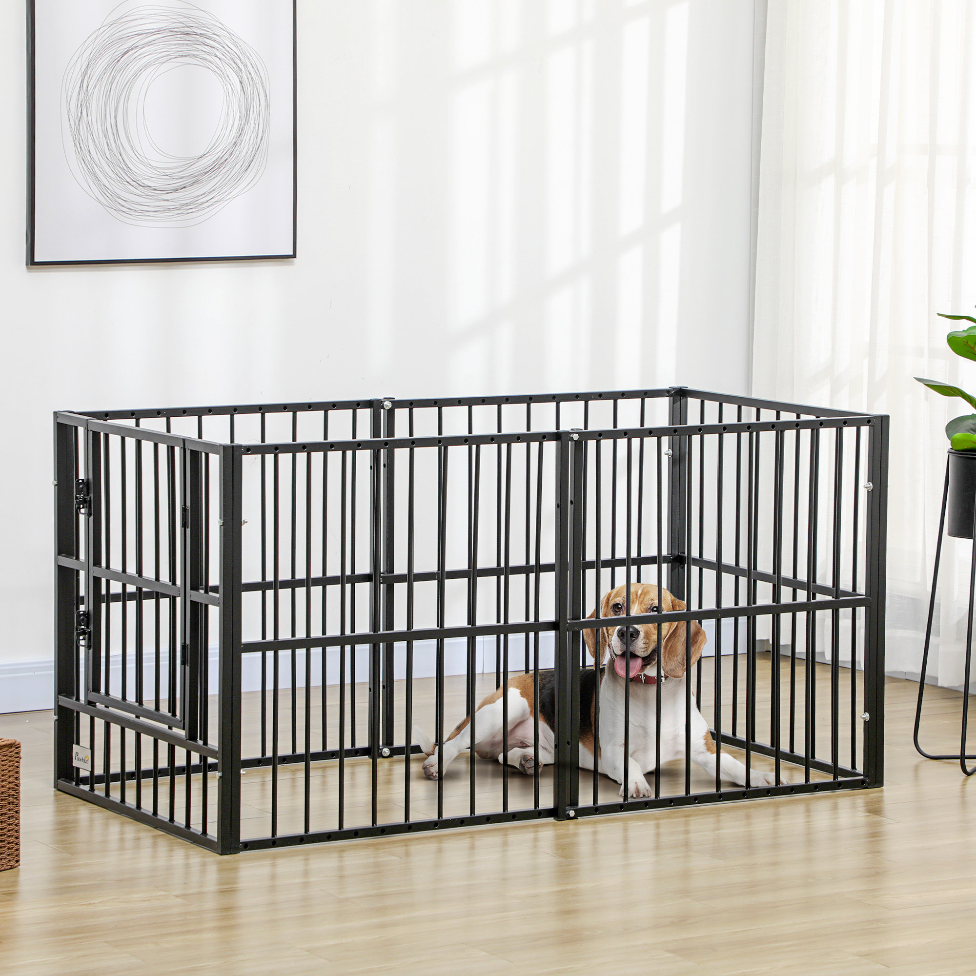 Large Dog Dog Pens Amazon Dog Pen PJYuCien Metal Foldable Dog