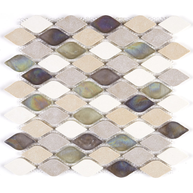 Carrelage mosaïque de calcaire Benson