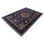 Hand Knotted Wool Area Rug in Navy-847926656