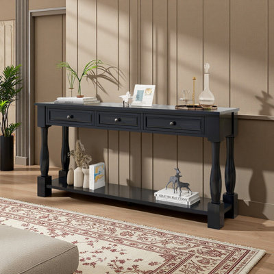 63" Wide Buffet Table with Shelf