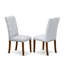 L'ensemble 14 pièces de table de salle à manger contient une table de cuisine rectangulaire extensible, 1 table basse et 12 chaises de salle à manger, noyer antique-612685558-612685557-634637575