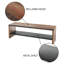 Banc de rangement en bois Cianha