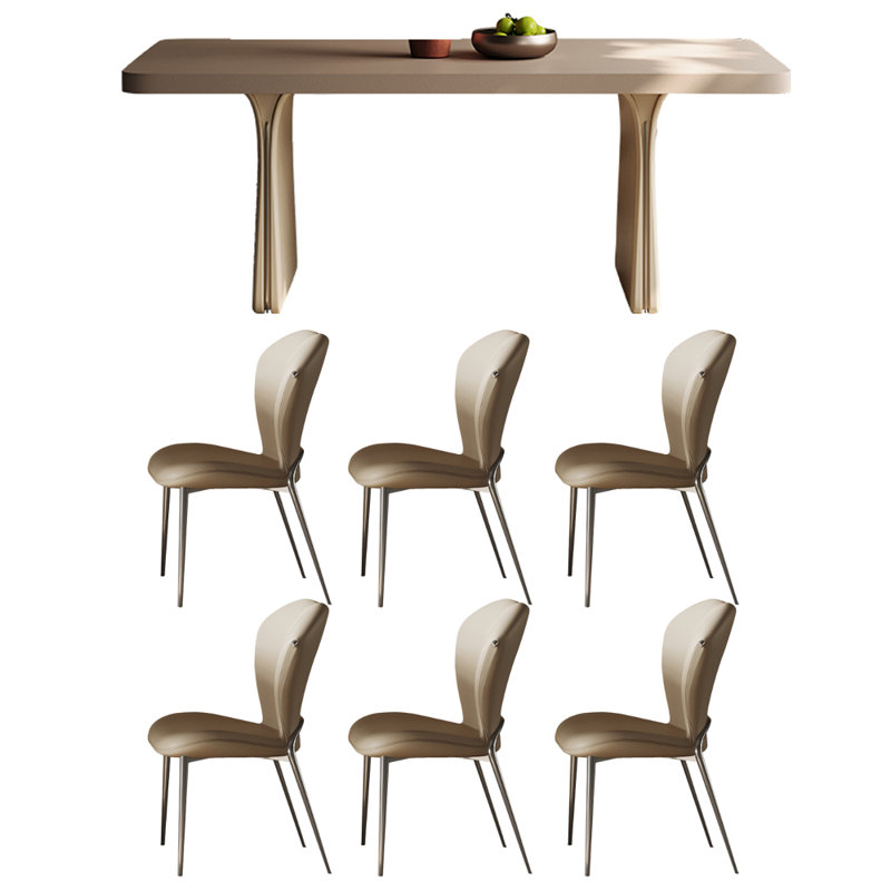 Ensemble de table de salle à manger Modern, H 29,52 po x L 70,86 po x l 31,49 po