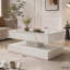 Table basse moderne à DEL avec éclairage RVB et tiroir de rangement-1360795646