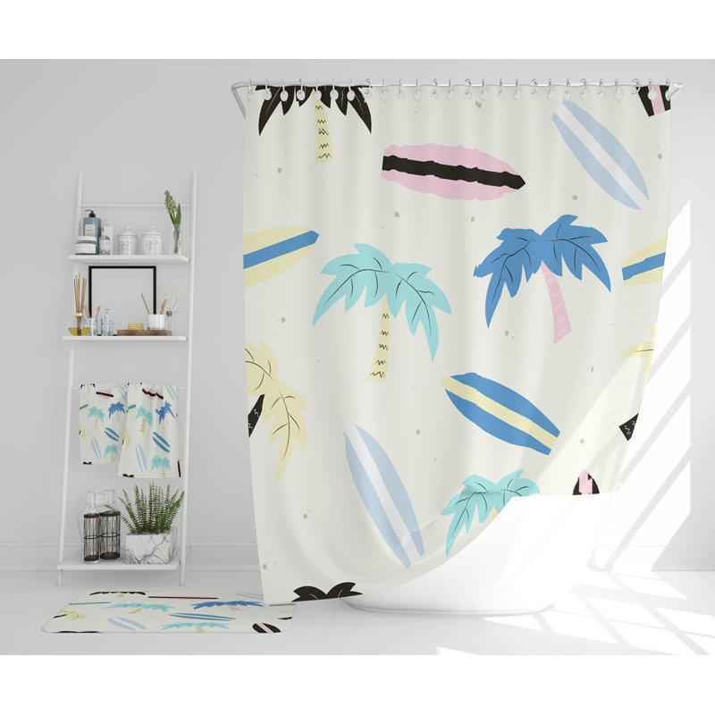 Naydelyn Polyester Shower Curtain Set