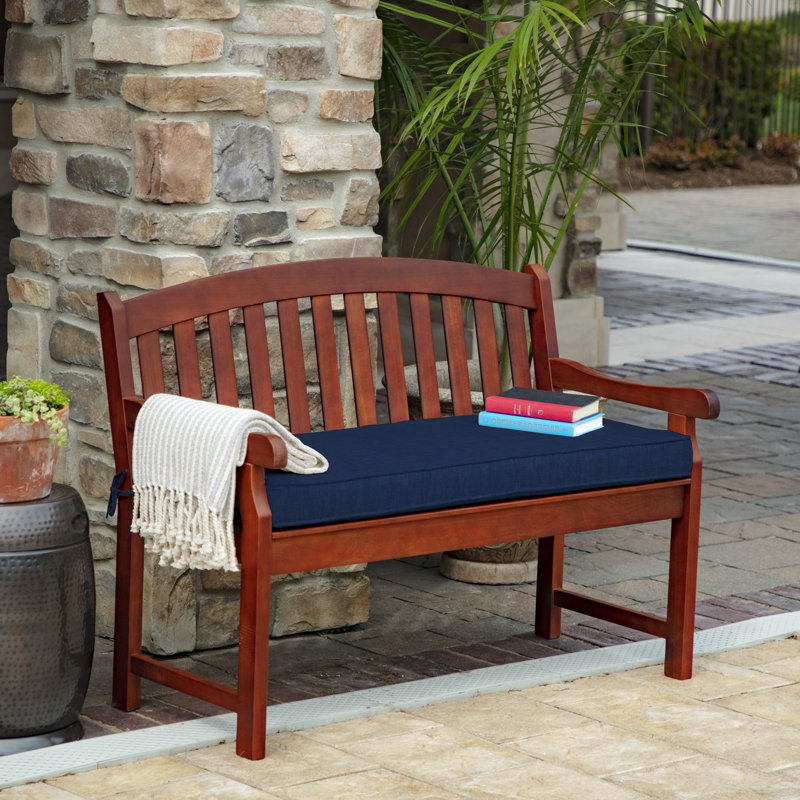 Housse de coussin de banc, Bleu saphir Leala