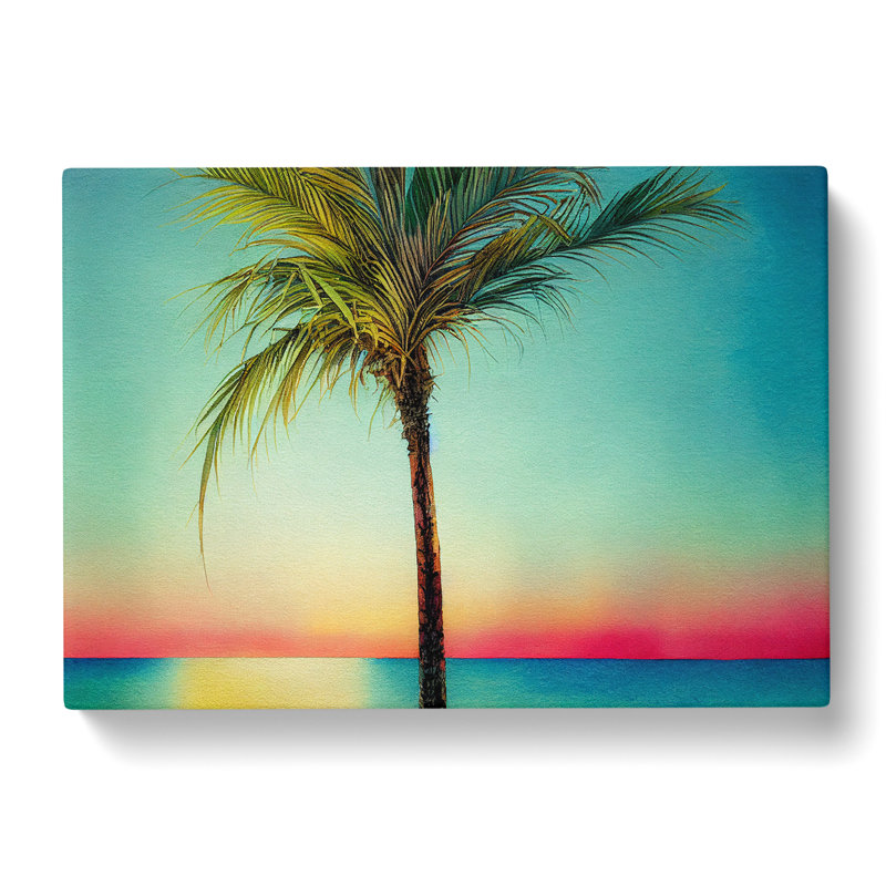 Sumptuous Palm Tree - Wrapped Canvas