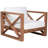 Anguilla Teak Patio Chair with Cushions-86506437