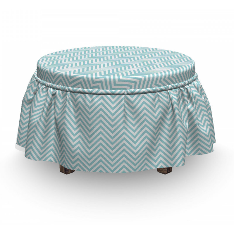 Housse pour repose-pieds à coussins carrés, Pattern 2