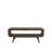 44" Mid-Century Coffee Table - Solid Wood Frame with Flared Legs for Small Spaces