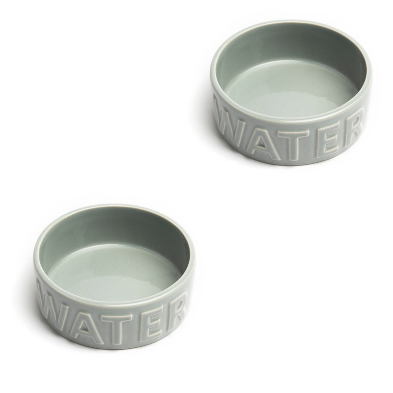 Bols pour animaux Classic Water, Petit (2 tasses / 16 oz liquides), gris