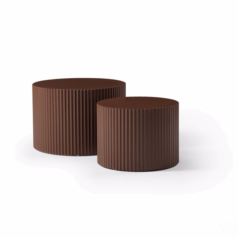 Nesting Table Set Of 2, MDF Coffee Table Set