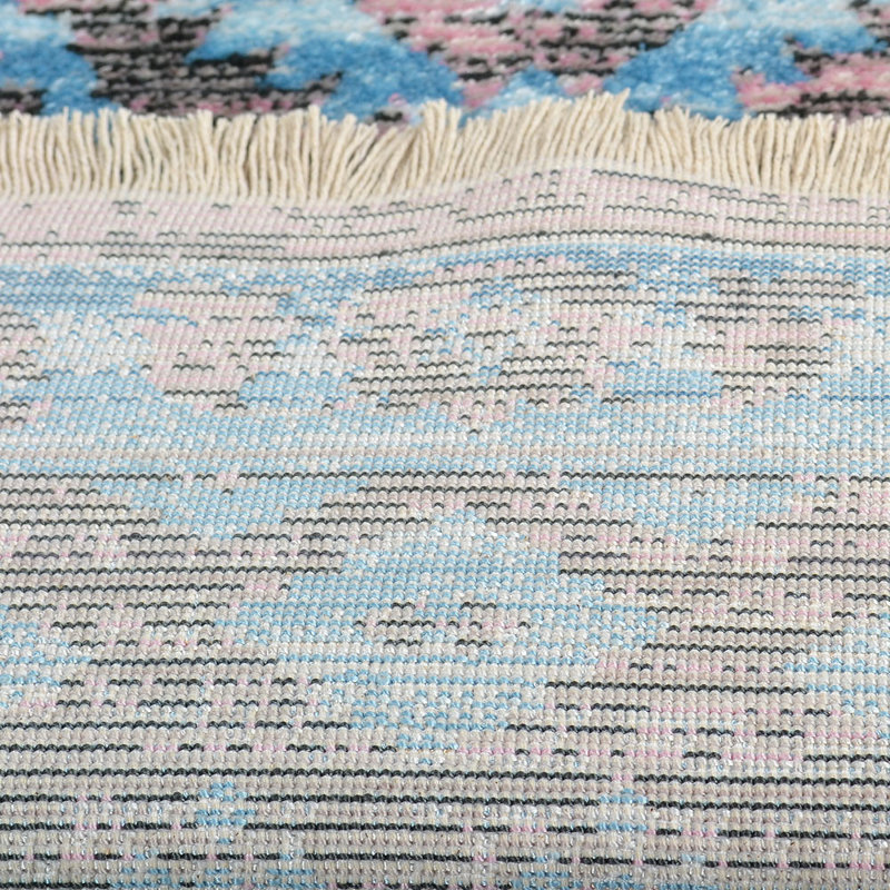 Crayton Machine Made Polyester Area Rugs - Runner, Brown Color, Oriental Design, Low Pile Machine Made Area Rugs for Living Room, Bed Room