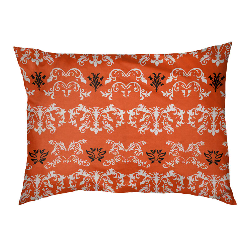 Lit pour chat Houston Houston, Taille petite - L 19,5 po x l 29,5 po, Orange/White/Black/Black Back