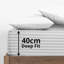 Spevek Soft & Cozy 40cm Extra Deep Pocket Microfiber Striped Fitted Sheet-2116137093-2117020678