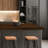 Hevea Prestained Truffle 6 ft. x 25 in. x 1.5 in. Eased Edge Butcher Block Countertop