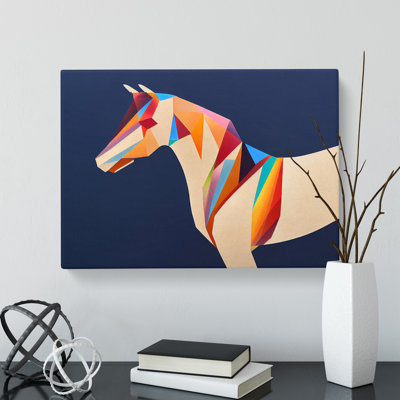 Energising Horse - Wrapped Canvas