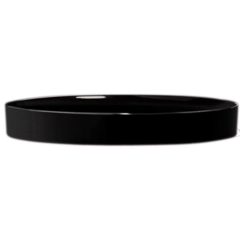 Plateau de table à café designer, H 1,5 po x l 10,88 po x P 10,88 po, Noir