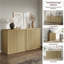 Buffet 2 portes avec tablettes réglables l 34,6 po Cesiro-31390575-9543303