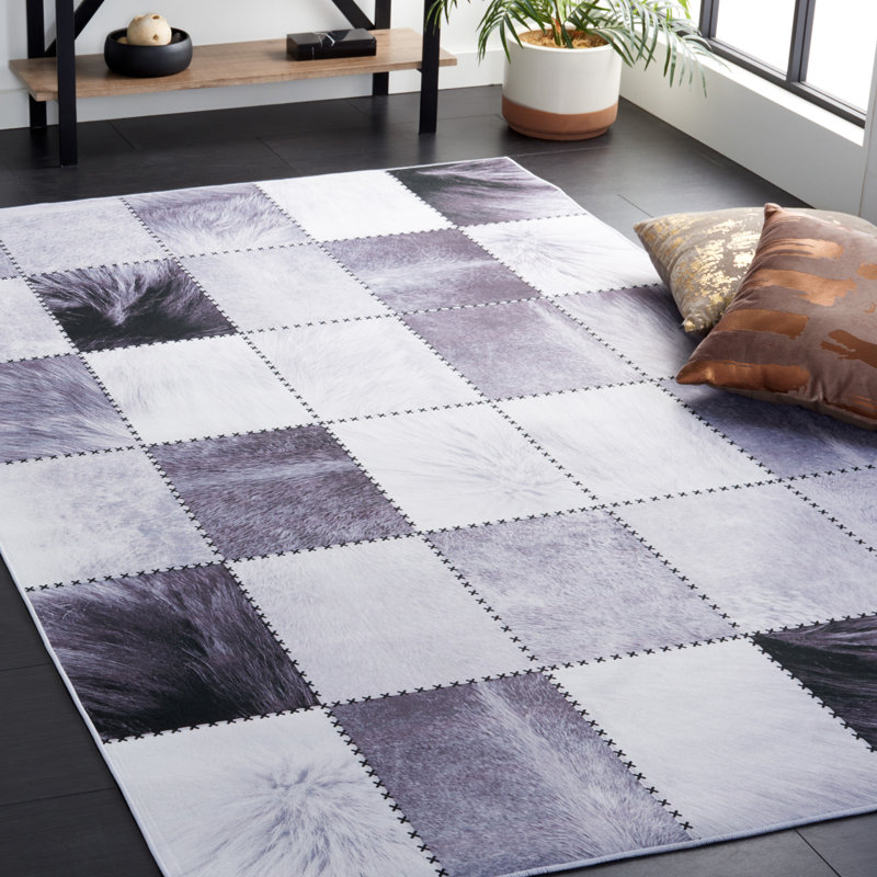 Brenndan Performance Machine Washable Geometric Rug, Rectangle 8' x 10'