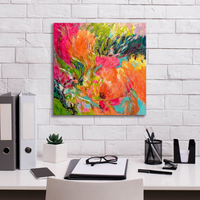  'I Hear Her Sing 1' by Dorothy Fagan Canvas Wall Art, 18" x 18"