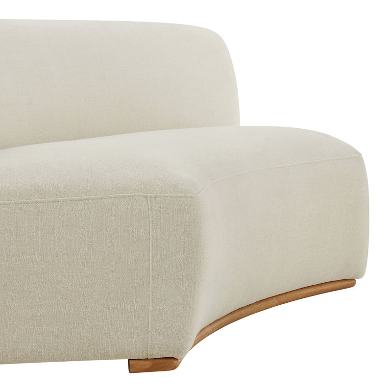Causeuse modulaire Gabbie Gabbie, Ecru