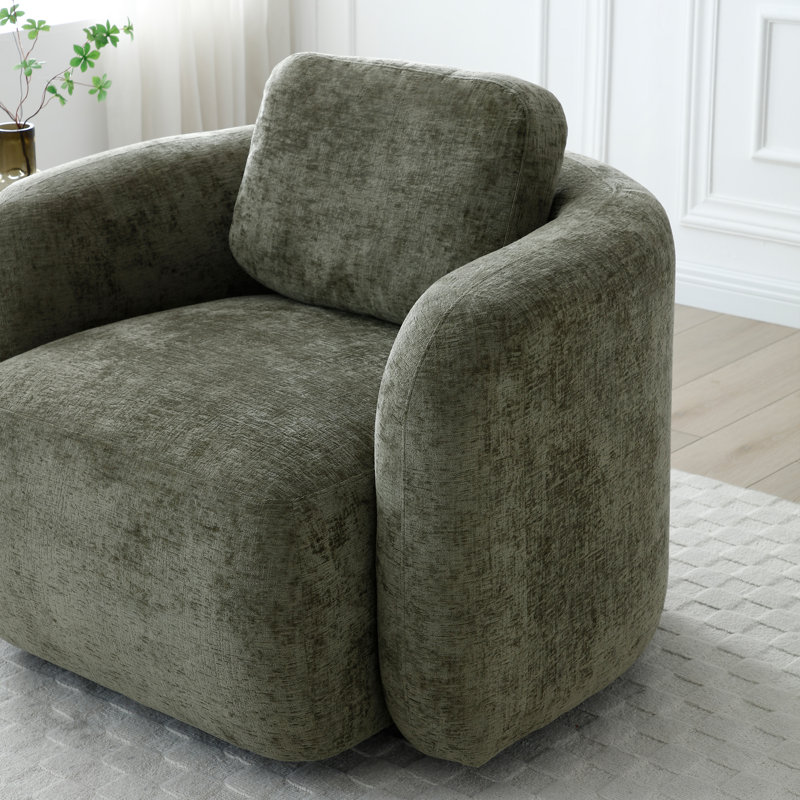 DEXTER SWIVEL ACCENT CHAIR, Green