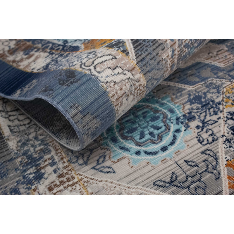 Morvant Geometric Indoor Rug, Rectangle 3'11" x 5'9"
